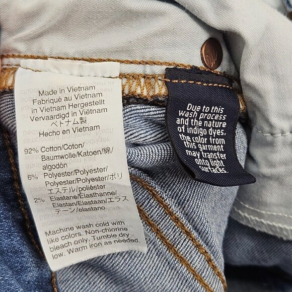 Madewell Curvy High Rise Skinny Crop Jean Medium Wash Women's Size 27 Distressed - Picture 5 of 10